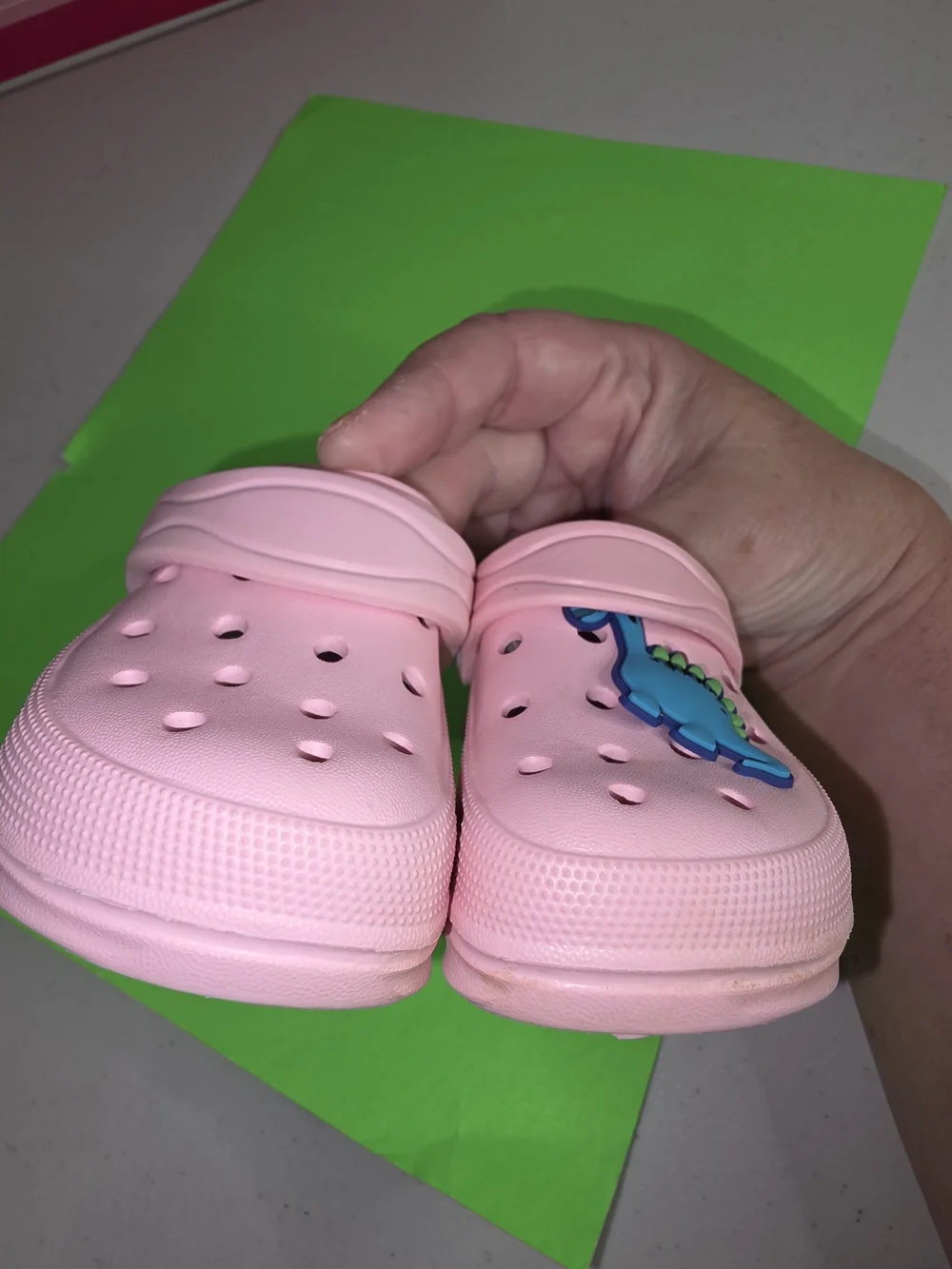 Kids Lightweight Pink Garden Clog with Adjustable Heel Strap